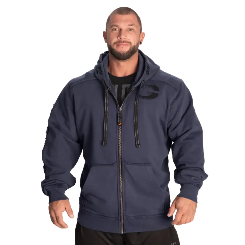 Gasp Pro Gym Hood, mørk blå hettejakke