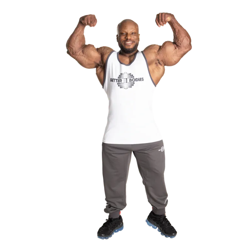 Better Bodies Dumbbell T-back, hvit singlet