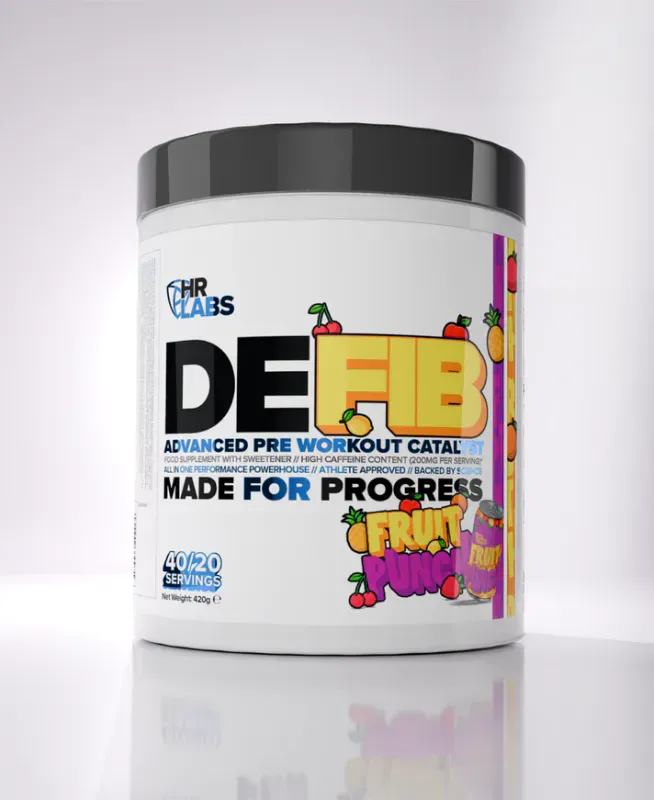 3 x HR Labs DeFib V3 PWO, Advanced Pre Workout 420g