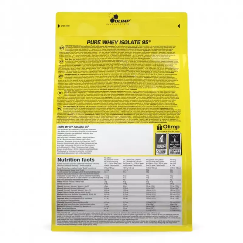 Olimp Pure Whey Isolate 600 g, proteinpulver