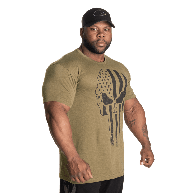 GASP Skull Standard Tee, grønn t-skjorte