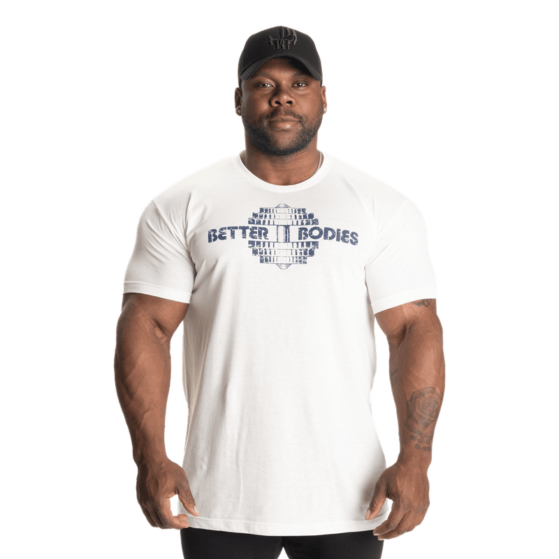 Better Bodies Recruit Tee, hvit t-skjorte
