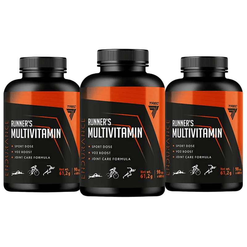 3 x Trec Runner's Multivitamin, 90 kapsler