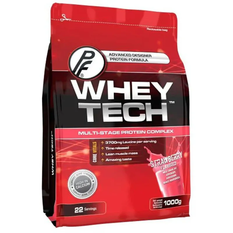 Proteinfabrikken Whey Tech Protein 1000 g, proteinpulver