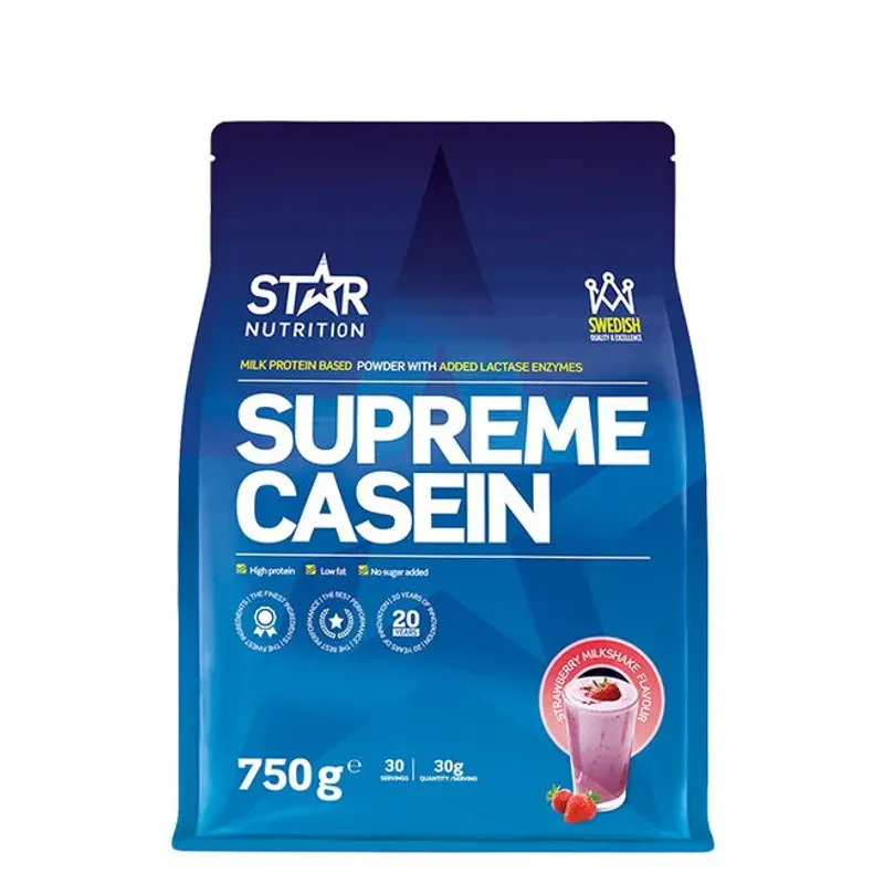 Star Nutrition Supreme Casein 750 g, proteinpulver