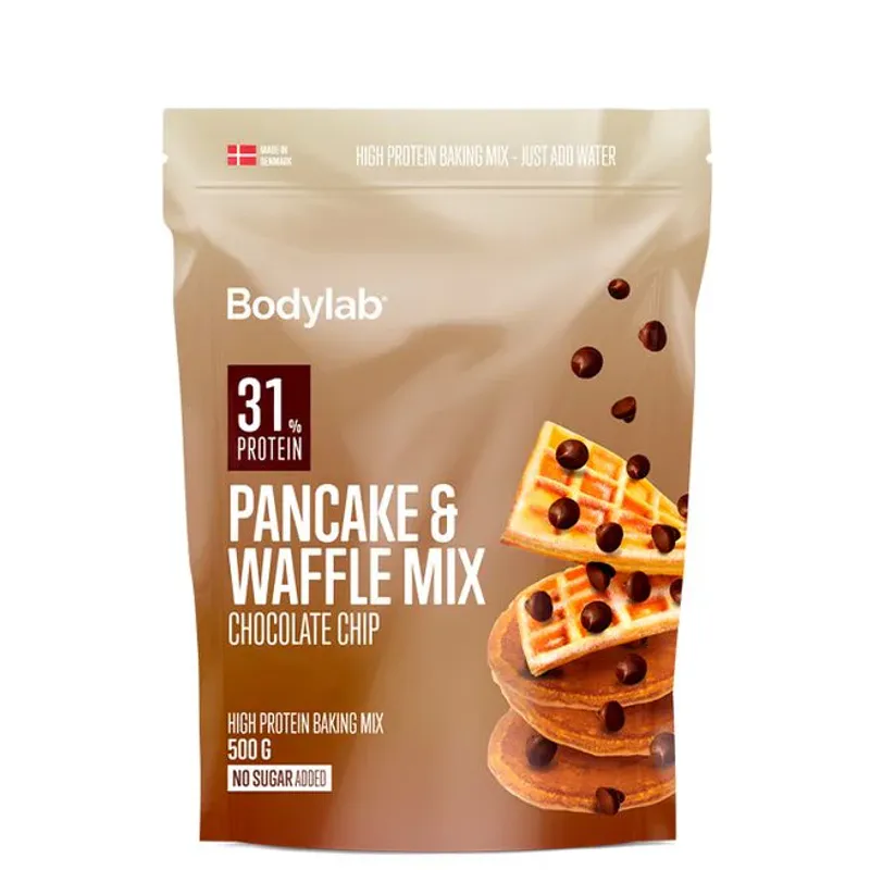 Bodylab Pancake & Waffle Mix 500g, pannekake & vafler