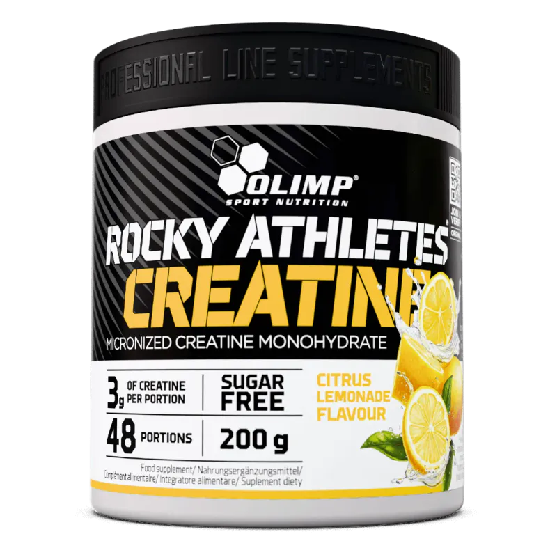 Olimp Rocky Athletes Creatine Powder 200g, kreatin med smak