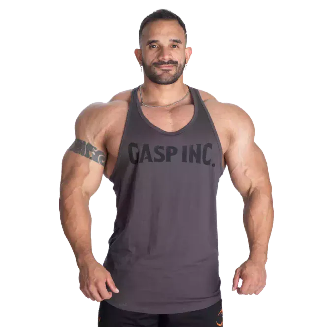 Hovedbilde Gasp Essential T-back, Iron grå singlet