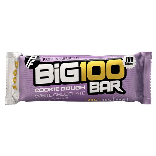 Hovedbilde Big 100 Cookie Dough White Chocolate Proteinbar ...