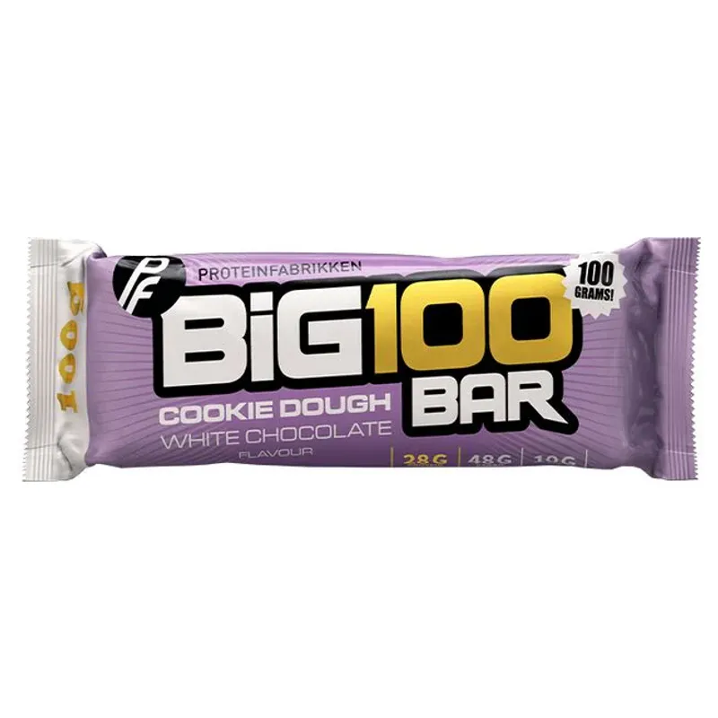 Big 100 Cookie Dough White Chocolate Proteinbar 1stk x 100g
