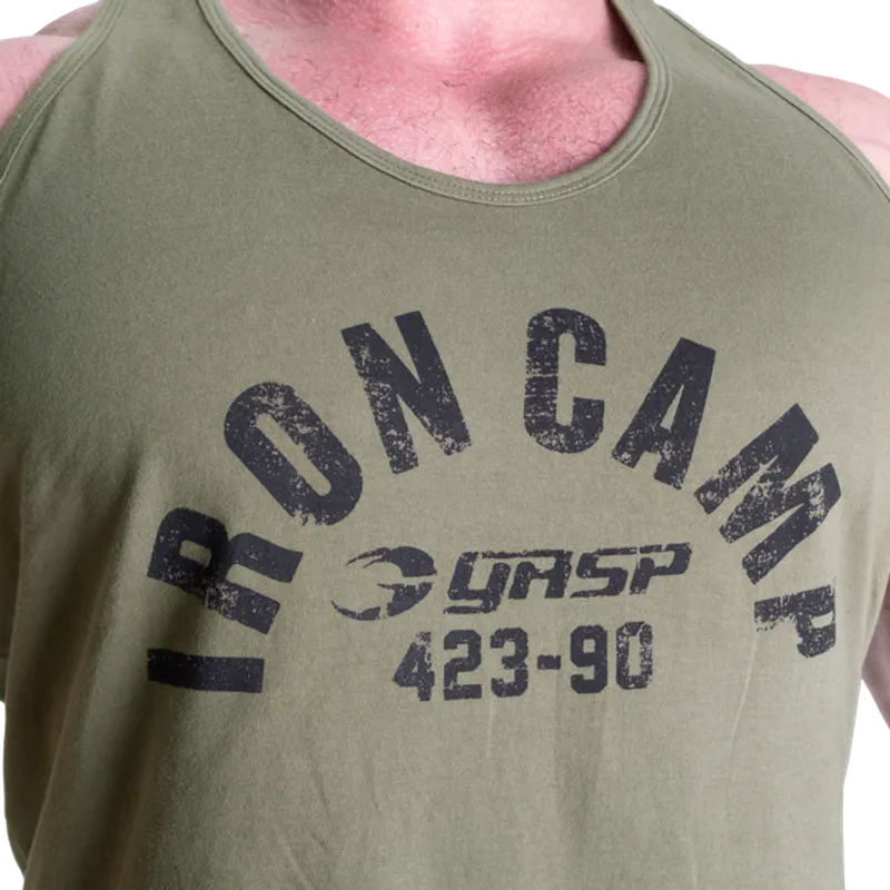 Gasp Throwback Tank, grønn singlet
