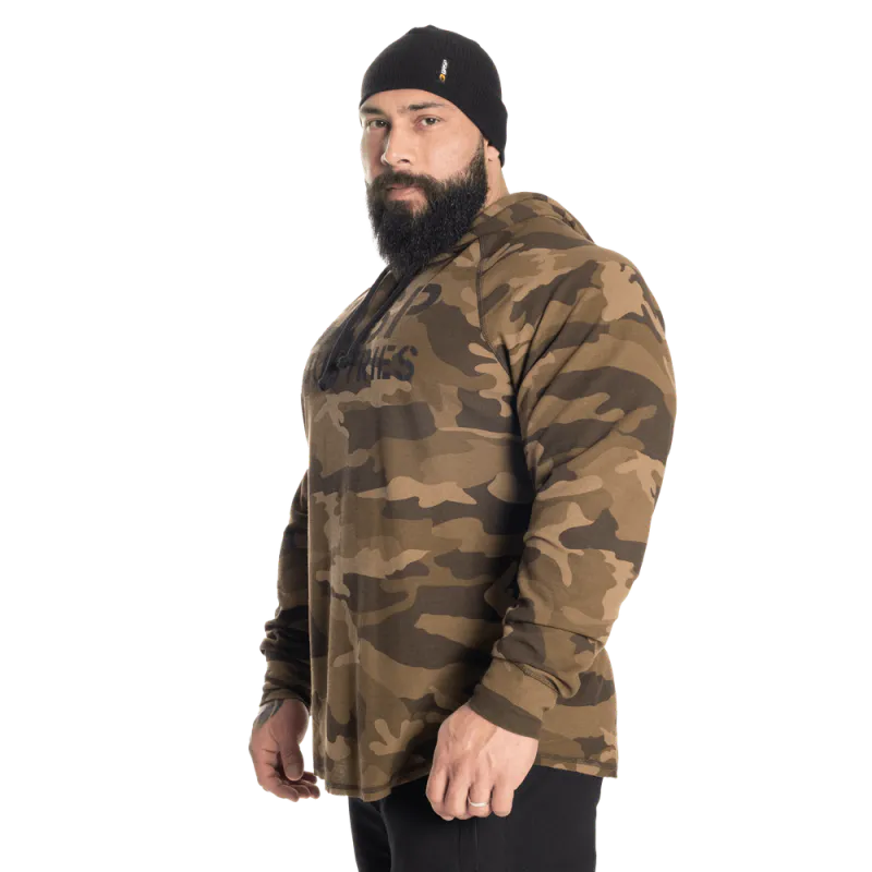 Gasp l/s Thermal Hoodie, grønn camo hettegenser