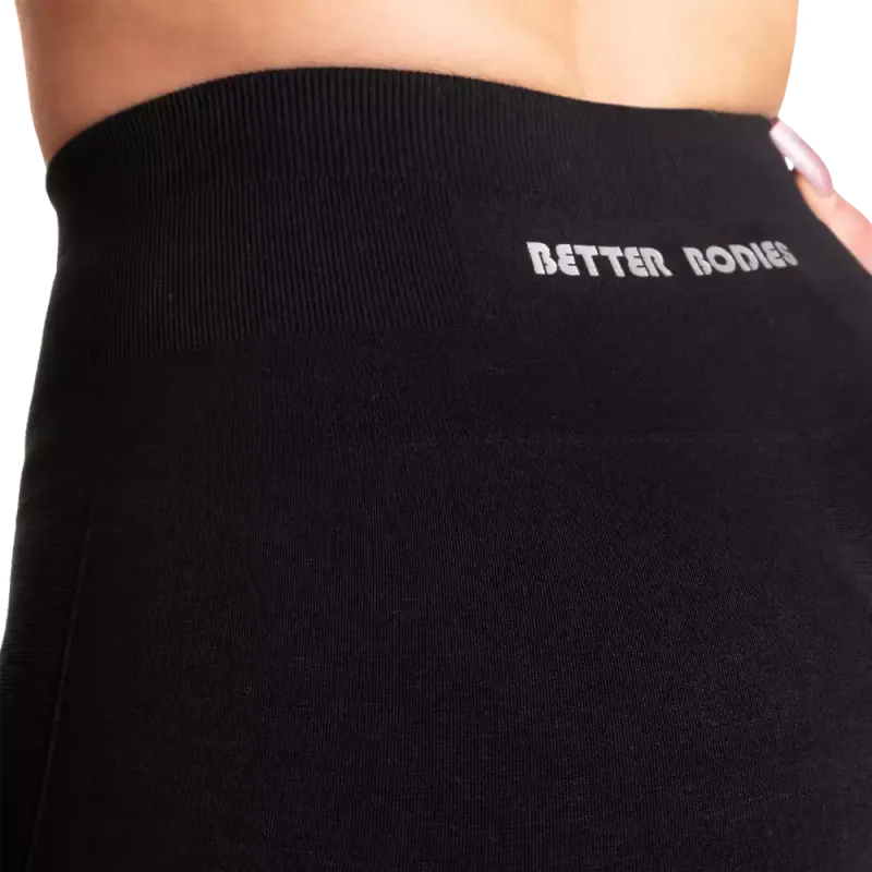 Better Bodies Scrunch Shorts, svart shorts